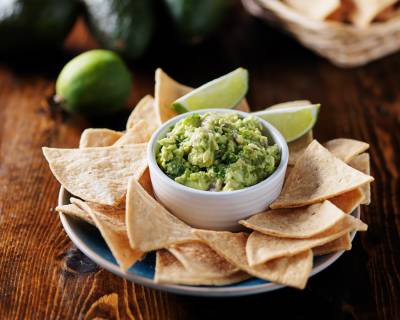 Baked Corn & Flour Tortilla Chips Flavored With Paprika Recipe