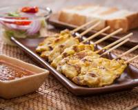 Thai Baked Chicken Satay Recipe With Thai Peanut Sauce