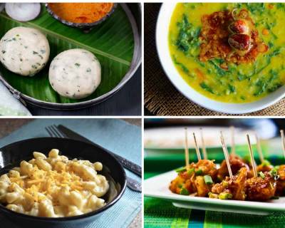 Weekly Meal Plan:Kanchipuram Idlis, Phalguni Dal, Macaroni Pasta & Much More
