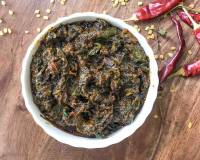 Andhra Gongura Pachadi Recipe - Andhra Style Sorrel Leaves Chutney