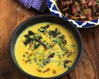 Punjabi Methi Kadhi Recipe - Fenugreek Leaf Yogurt Curry