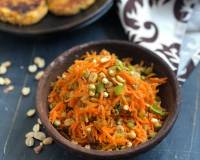 Satvik Carrot Sprouts Salad Recipe - No Onion No Garlic
