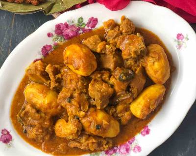 Arbi Gosht Masala Recipe - Mutton Arbi Curry In Electric Pressure Cooker