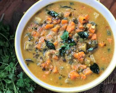 Kodava Kootu Curry Recipe - Coorg Style Mixed Vegetable Stew