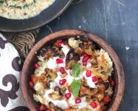 Roasted Cauliflower Salad With Quinoa & Garlic Yogurt Recipe