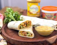 Baby Corn And Paneer Kathi Roll Recipe