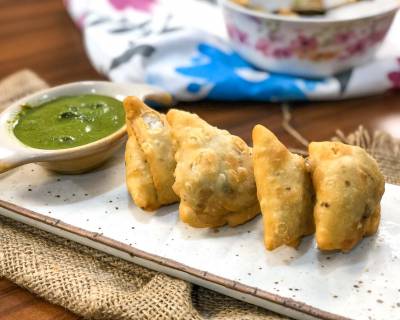 Chicken Keema Samosa Recipe