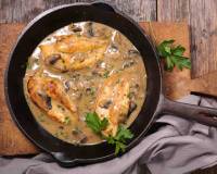 Chicken with Creamy Mushroom Sauce Recipe