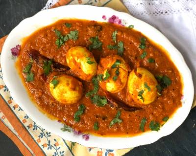 ढाबा स्टाइल एग करी रेसिपी - Dhaba Style Egg Curry Recipe