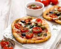Easy Tomato And Cheese Mini Pizza Recipe