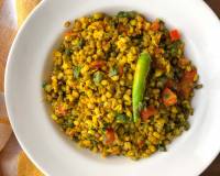 Gujarati Vagharela Mag Recipe - Moong Sprouts Sabzi Recipe