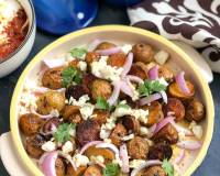 Baby Potato Salad with Onion & Cheese Recipe