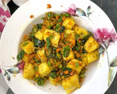 मिक्स्ड वेजिटेबल इडली उपमा रेसिपी - Mixed Vegetable Idli Upma Recipe