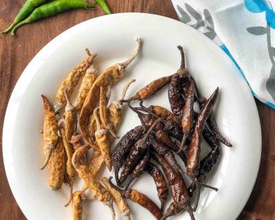 Mor Milagai Recipe - South Indian Sun Dried Chillies
