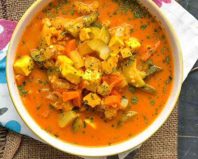 One Pot Mixed Vegetable Curry Recipe Using Preethi Electric Pressure Cooker