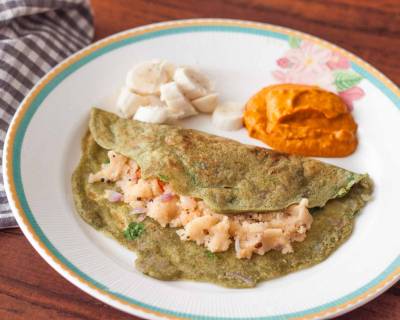 Andhra Style Pesarattu Upma Recipe