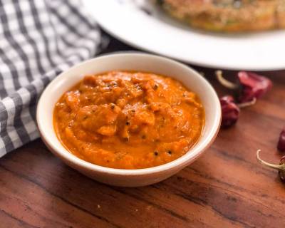 Tomato Garlic Chutney Recipe