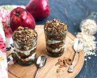 Spiced Apple Crumble Recipe with Greek Yogurt