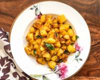 Urulai Kizhangu Roast Recipe - Spicy Potato Roast Recipe