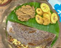 Cheesy Mushroom Masala Dosa Recipe