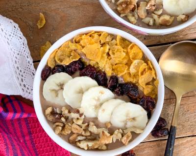 Chocolate Banana Smoothie Bowl Recipe