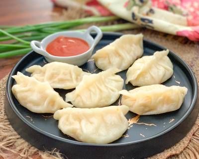 Vegetarian Momo Recipe-Steamed Dumplings/A Street Food from the North East India