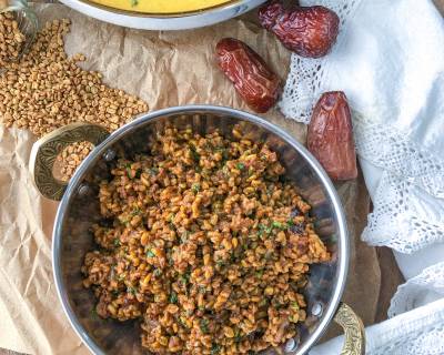 Methi Dana Sabzi Recipe - Healthy Fenugreek Seeds Stir Fry