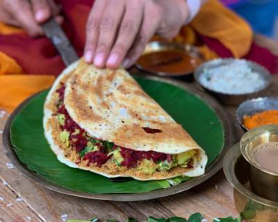 Kanchipuram Masala Dosa Recipe With Soya Dosa Batter