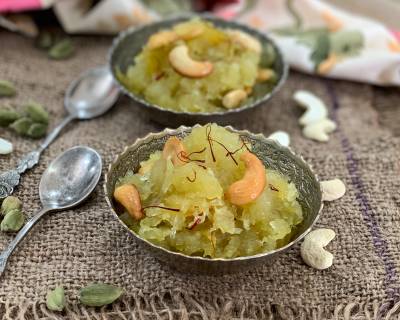 Karnataka Style Kashi Halwa Recipe With Ash Gourd