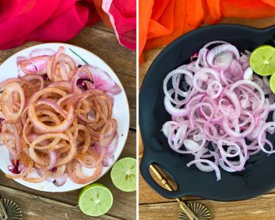 Lacha Pyaz Recipe - Masala Pickled Onions  