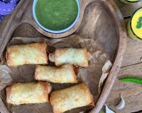 Minced Mutton Spring Rolls Recipe