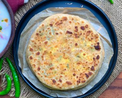 Paneer Carrot Stuffed Paratha Recipe