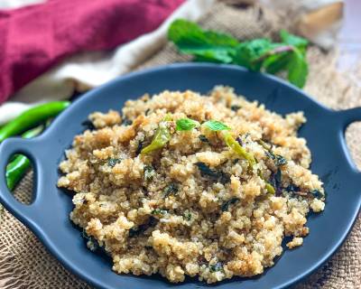 पुदीना किनुआ रेसिपी - Pudina Quinoa Recipe