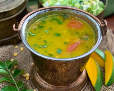 Manga Rasam Recipe - Raw Mango Rasam Recipe