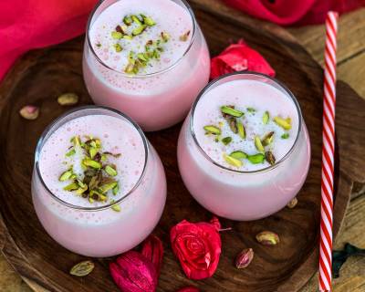 Rose Lassi Recipe