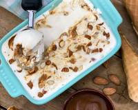 Salted Caramel Ice Cream Recipe With Salted Roasted Almonds