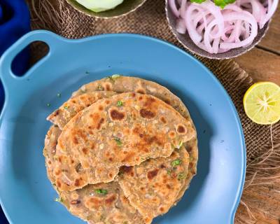 Sindhi Koki Recipe-Masala Roti With Onions And Green Chillies