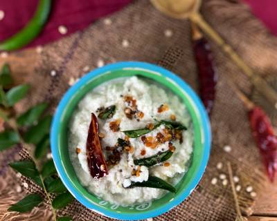 Tamil Nadu Style Coconut Chutney Recipe - For Idli And Dosa