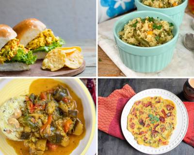 Weekly Recipes For Beginners - Foxtail Millet Upma, Paneer Bhurji Pav And Much More