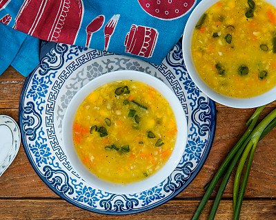 Sweet Corn Vegetable Soup Recipe - Chinese Cream Style Sweet Corn Soup
