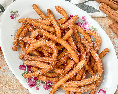 Churros Recipe With Cinnamon & Sugar | Eggless Recipe