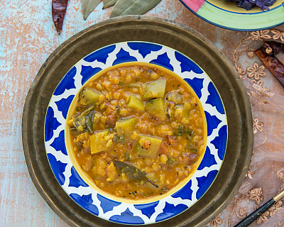 Khatti Meethi Lauki Dal Recipe - Sweet & Spicy Bottle Gourd Dal