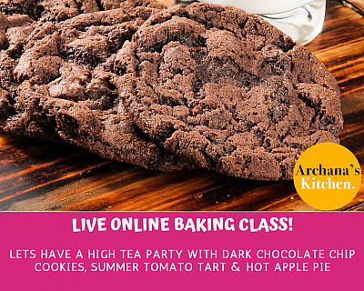 Live Online Cooking Class | June 27th 2020 - Baking Class - Cookies, Pies & Tarts