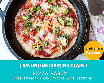 Live Online Cooking Class | May 9th 2020 - Pizza Party Class