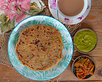 Aloo Paratha Recipe - Healthy North Indian Breakfast