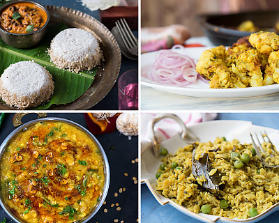 Weekly Meal Plan - Wheat Puttu, Tandoori Gobi, Dhaba Style Dal Tadka, Ragi Mudde, and More