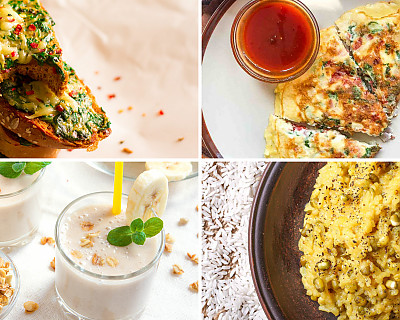Weekly Meal Plan - Jowar Upma, Mushroom Vindaloo, and Ragi Malt