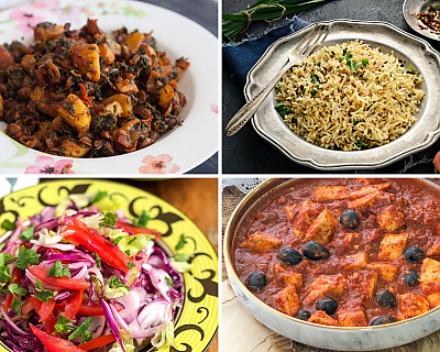 Weekly Meal Plan - Palak Raita, Pachi Pulusu, Turkish Pide, and More