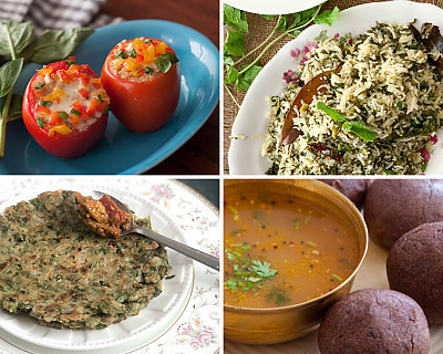 Weekly Meal Plan - Soya Dosa, Buckwheat Pancakes, Thai Paneer Toast, and More