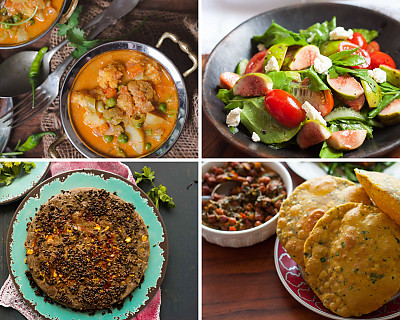Weekly Meal Plan - Mushroom Stroganoff, Chole Biryani, Buckwheat Corn Dhokla, and More